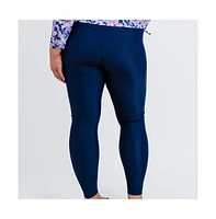 Calypsa Plus Size Long Swim Leggings