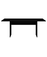 Manhattan Comfort Nomad 67.91" Medium Density Fiberboard Rectangular Dining Table