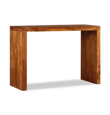 Console Table Solid Wood with Honey Finish 43.3"x15.7"x29.9"