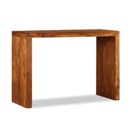 Console Table Solid Wood with Honey Finish 43.3"x15.7"x29.9"