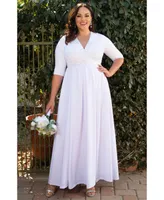 Women's Plus Starlight Sequined Wedding Gown