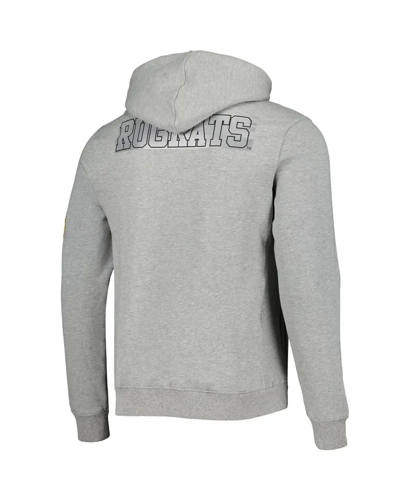 Men's and Women's Freeze Max Heather Gray Rugrats Tommy Football Pullover Hoodie