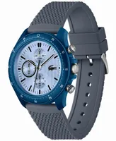 Lacoste Men's Neoheritage Chronograph Silicone Strap Watch 42mm