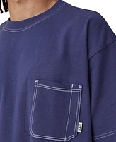 Cotton On Men's Box Fit Pocket Crew Neck T-shirt