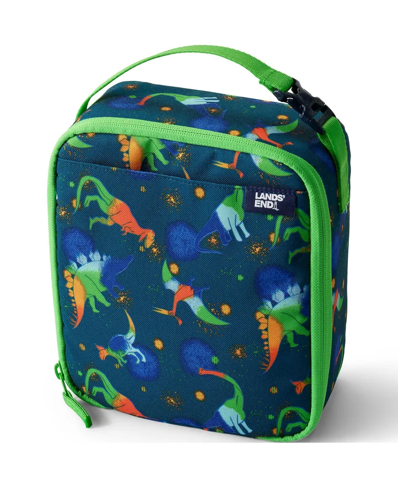 Lands' End Kids Insulated Ez Wipe Printed Lunch Box