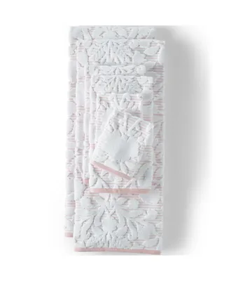 Lands' End Cotton Sculpted 6-Piece Bath Towel Set