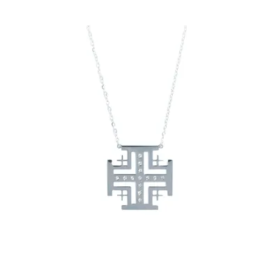 316L Kelsey Jerusalem Cross Necklace