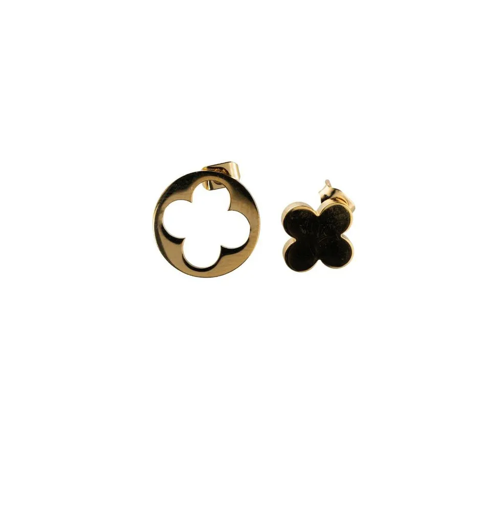 316L Hot Girl Quatrefoil Earrings