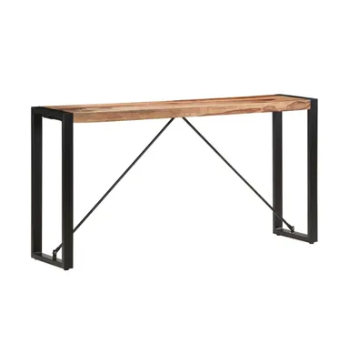 Console Table 59.1"x13.8"x29.9" Solid Sheesham Wood