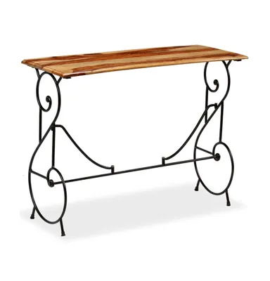 Console Table Solid Sheesham Wood 39.4"x15.7"x29.5"