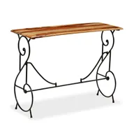 Console Table Solid Sheesham Wood 39.4"x15.7"x29.5"