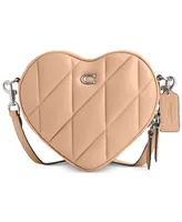 Coach Quilted Leather Heart Crossbody