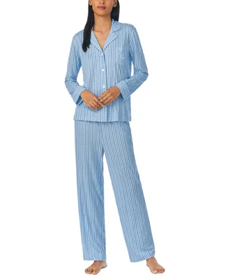 Lauren Ralph Lauren Women's 2-Pc. Notched-Collar Pajamas Set