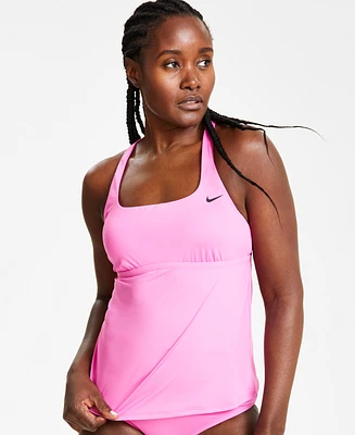 Nike Women's Essential Square Neck Racerback Tankini Top