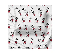 Saturday Park Disney Mickey Mouse Face Emotions 100% Organic Cotton Queen Sheet Set