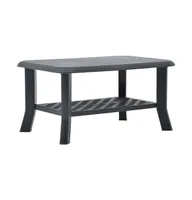 Coffee Table Anthracite 35.4"x23.6"x18.1" Plastic