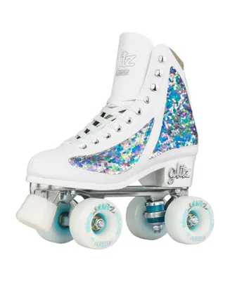 Crazy Skates Glitz Roller For Women And Girls - Dazzling Glitter Sparkle Quad