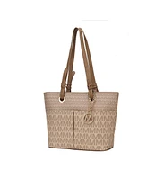 Mkf Collection Lori M logo Printed Tote by Mia K