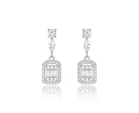 Cubic Zirconia Drop Earrings