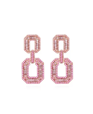 Accessory Concierge Crystal Window Drop Earrings