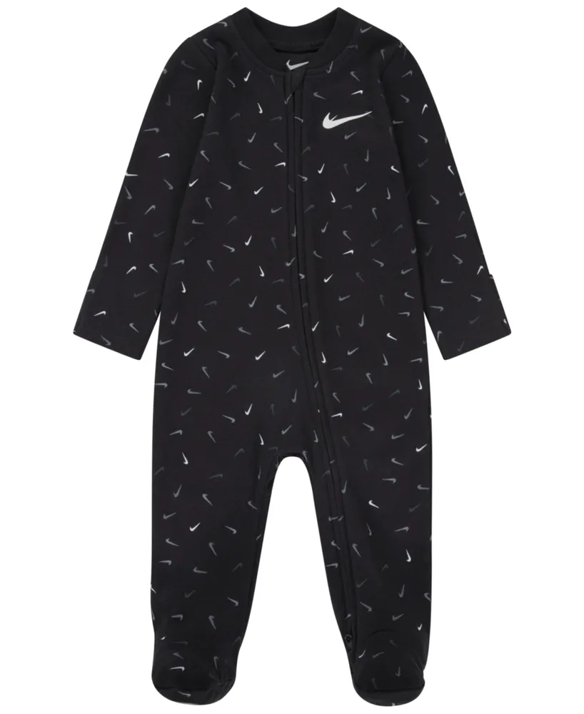 Nike Baby Girls Swoosh Logo Footed Coverall