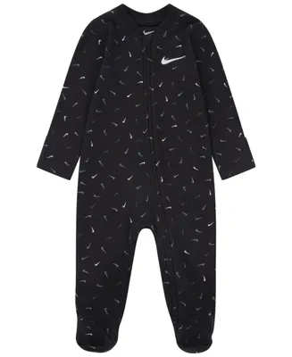 Nike Baby Girls Swoosh Logo Footed Coverall