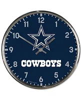 Wincraft Dallas Cowboys Chrome Wall Clock