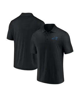 Men's Fanatics Black Carolina Panthers Component Polo Shirt