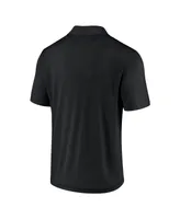 Men's Fanatics Black Carolina Panthers Component Polo Shirt