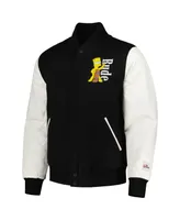 Men's Freeze Max Black The Simpsons Rude Full-Zip Varsity Jacket