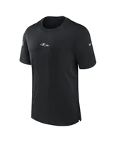 Men's Nike Black Baltimore Ravens 2023 Sideline Performance T-shirt