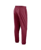 Men's Fanatics Burgundy Colorado Avalanche Chop Block Fleece Sweatpants