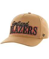 Men's '47 Brand Tan Portland Trail Blazers Barnes Hitch Adjustable Hat