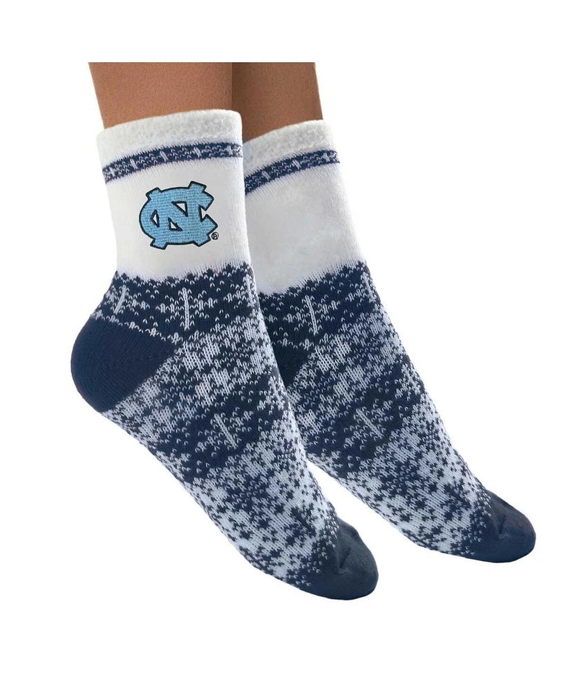 Women's ZooZatz North Carolina Tar Heels Fuzzy Holiday Crew Socks