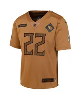 Big Boys Nike Derrick Henry Brown Distressed Tennessee Titans 2023 Salute To Service Limited Jersey