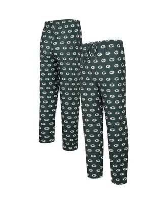 Men's Concepts Sport Green Green Bay Packers Gauge Allover Print Knit Pants