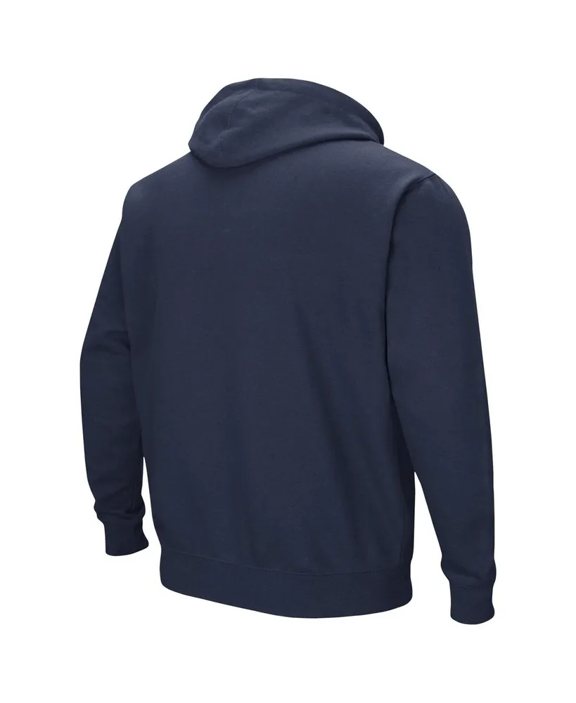 Men's Colosseum Navy Columbia University Arch and Logo Pullover Hoodie