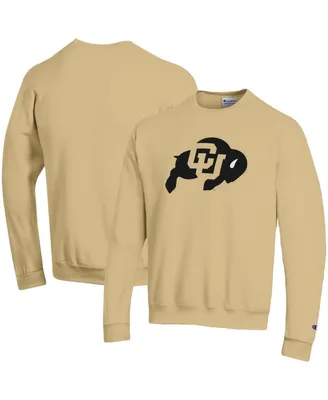 Men's Champion Gold Colorado Buffaloes Primary Logo Pullover Sweatshirt