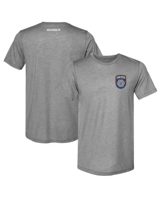 Men's 500 Level Heather Gray San Diego Fc Primary Logo Premium T-shirt