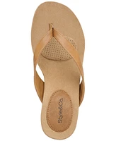 Style & Co Women's Chicklet Wedge Thong Sandals, Created for Macy's