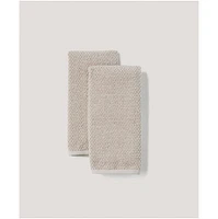 Organic Cotton Airy Waffle Hand Towel 2-Pack