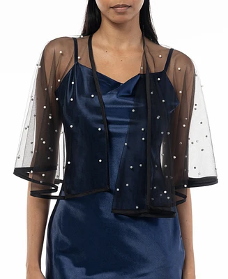 I.n.c. International Concepts Women's Embellished Capelet, Created for Macy's