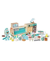 Melissa and Doug Wooden Cafe Barista Coffee Shop 35 Piece Set