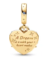 Pandora 14K Gold-Plated Disney Cinderella Heart Charm