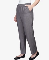 Alfred Dunner Classics Pull-On Straight-Leg Pants