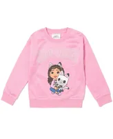 DreamWorks Gabby's Dollhouse Pandy Paws Girls Fleece Sweatshirt and Pants Set Toddler |Child