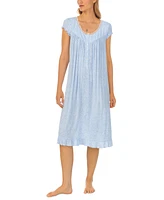 Eileen West Women's Round-Neck Cap-Sleeve Waltz Nightgown