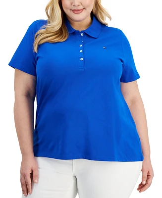 Tommy Hilfiger Plus Short-Sleeve Polo Shirt
