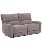 Deklyn 76" 2-Pc. Zero Gravity Fabric Sofa with 2 Power Recliners, Created for Macy's