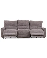 Closeout! Deklyn 106" 3-Pc. Zero Gravity Fabric Sofa with 2 Power Recliners, Created for Macy's